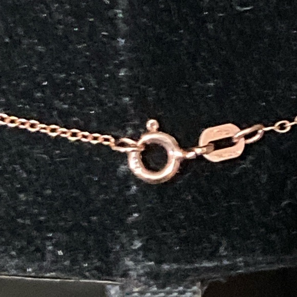 Rose Gold CZ Necklace - Picture 4 of 4